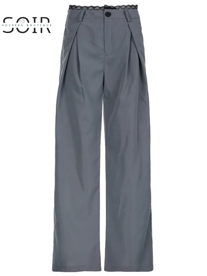 Lace Phantom Straight Leg Trousers