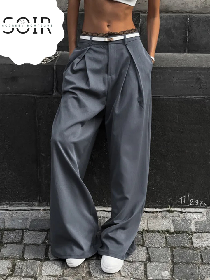 Lace Phantom Straight Leg Trousers