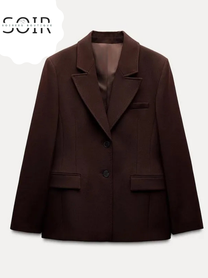 Cocoa Échelon Set Blazer Jacket Suit