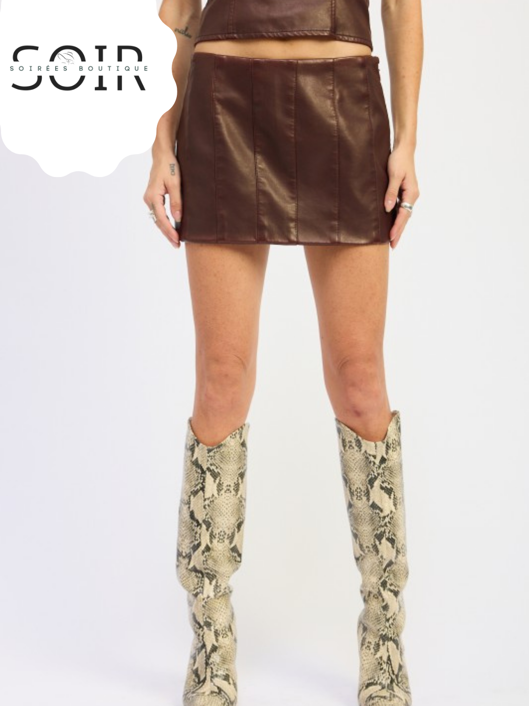 Afterglow Pleat Low Rise Mini Pleated Skirt