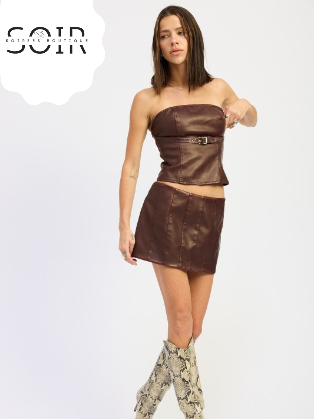 Afterglow Pleat Low Rise Mini Pleated Skirt