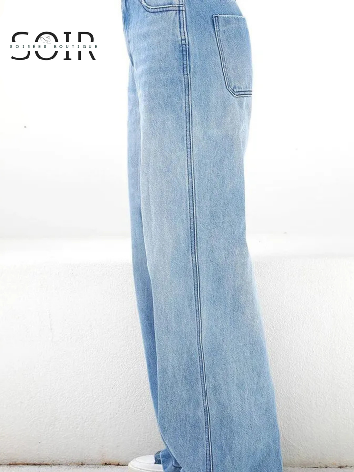 Denim Dérive High Waist Wide Leg Jeans