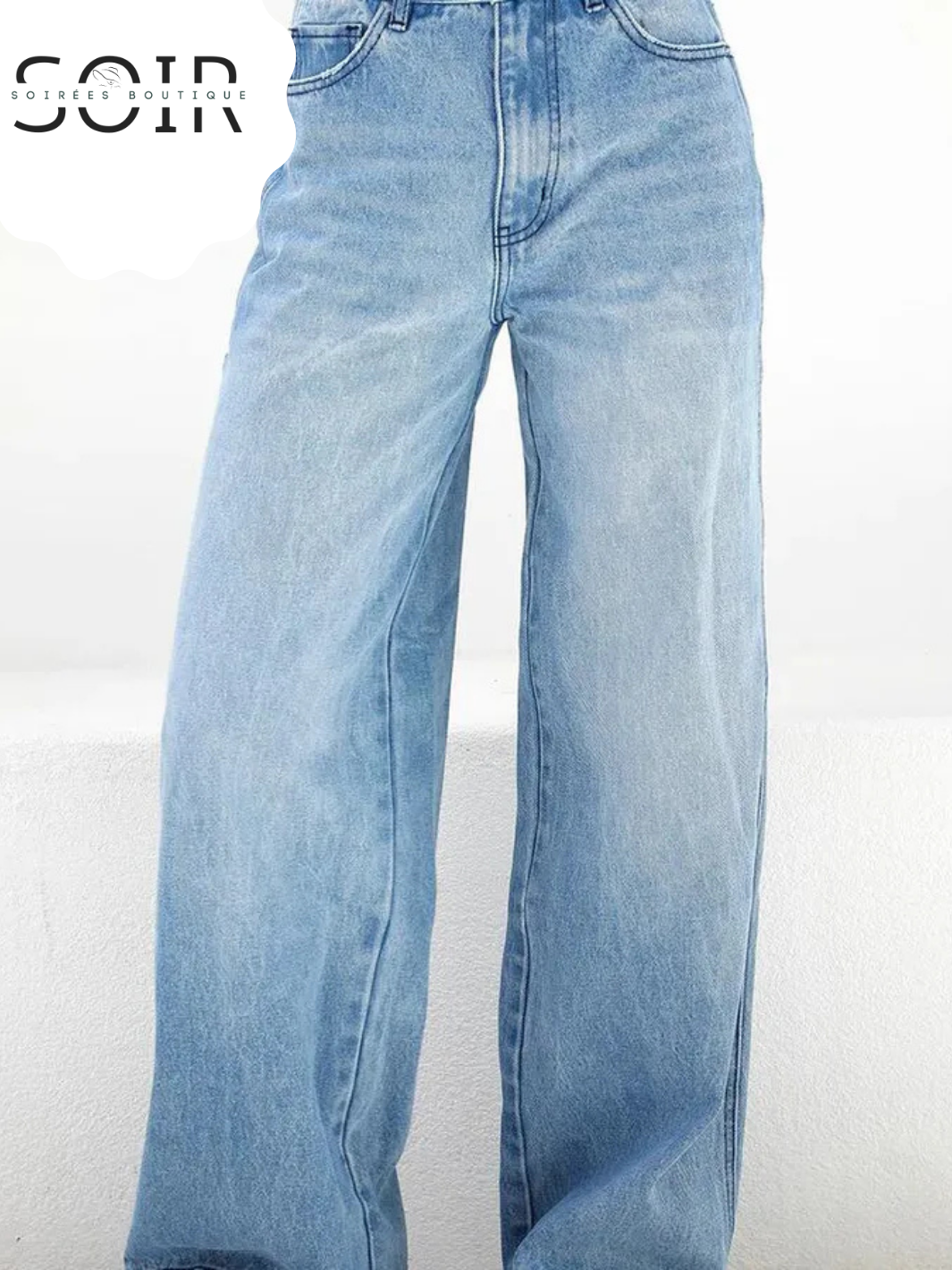 Denim Dérive High Waist Wide Leg Jeans