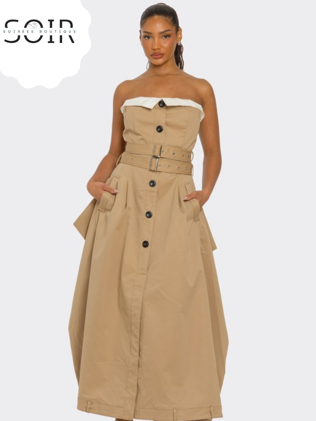 The Unspoken Authority Trench Maxi