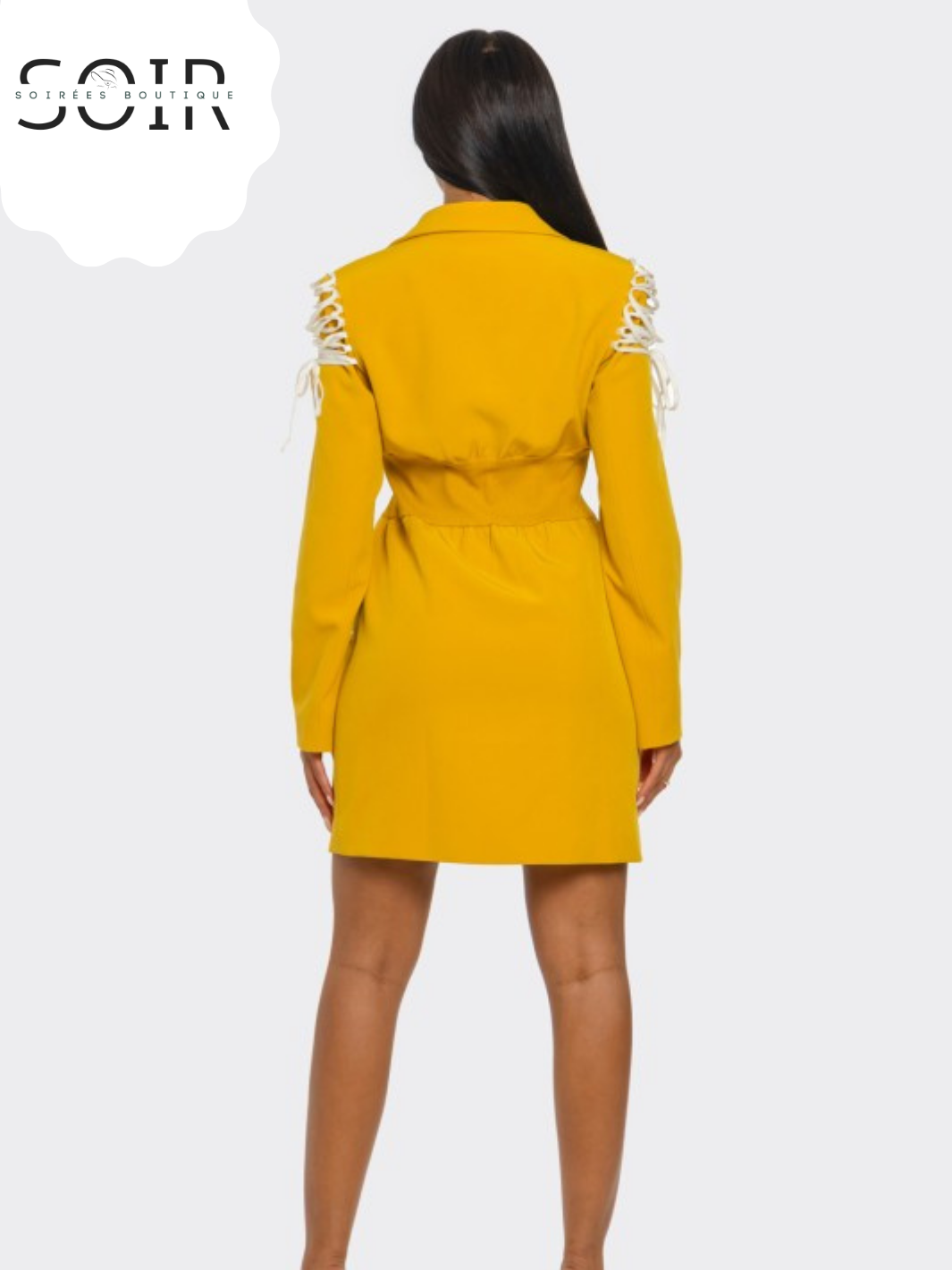 Goldline Directive Mini Blazer Dress