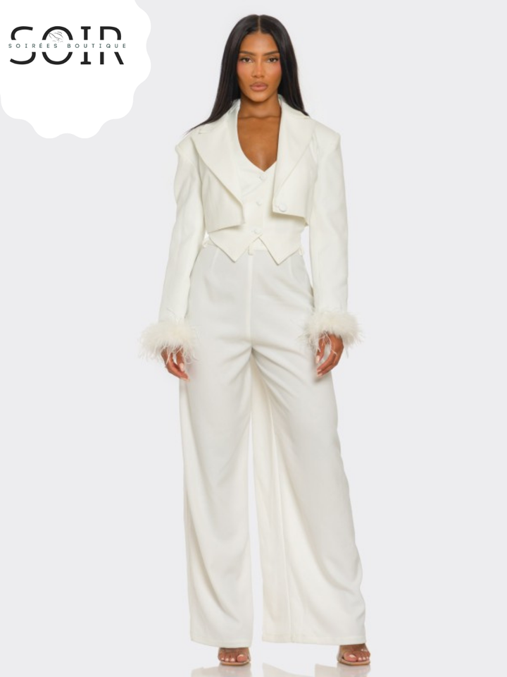 Ivory Dominion Three-Piece Set