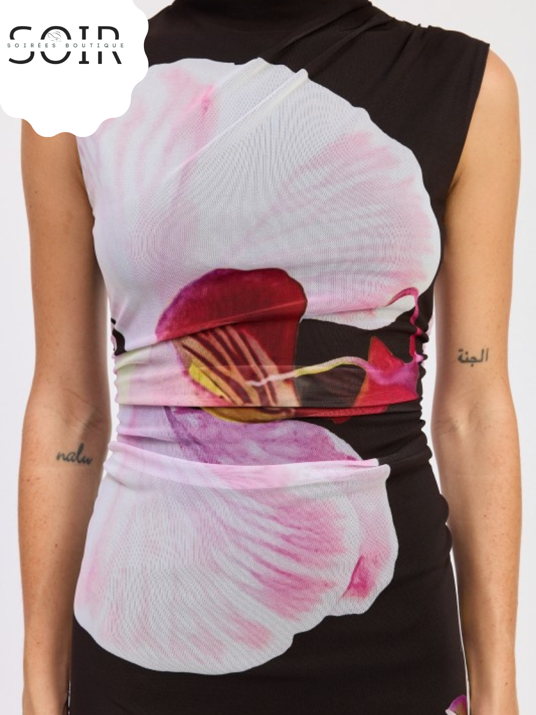 Ethereal Garden Mesh Midi