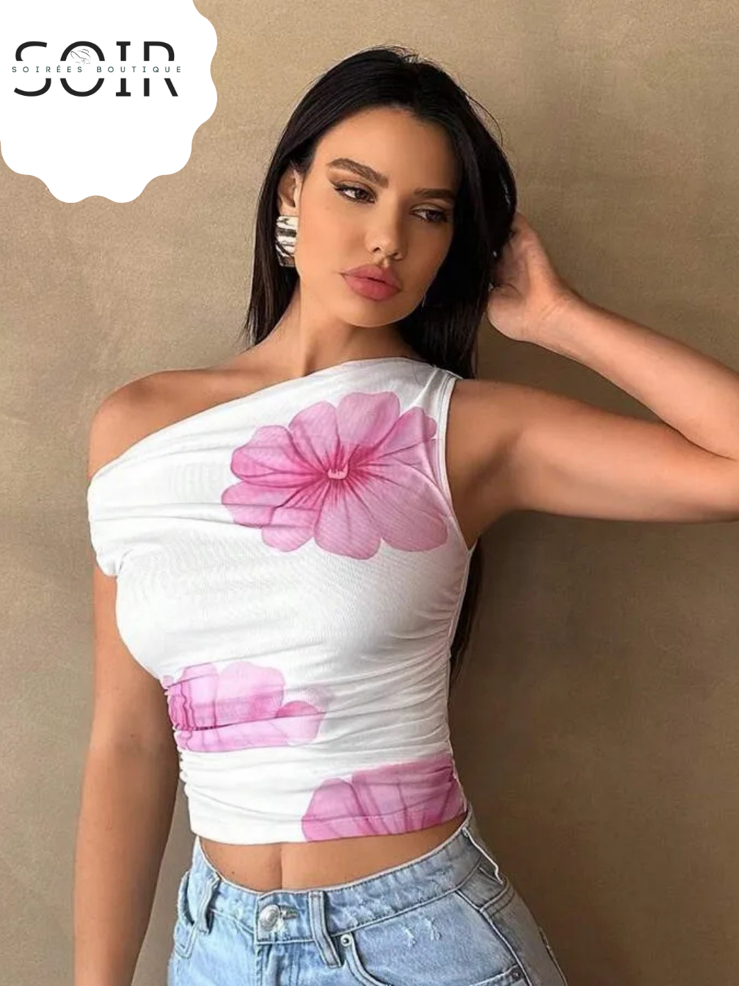 Hibiscus Cut: The Sovereign Cinch Top