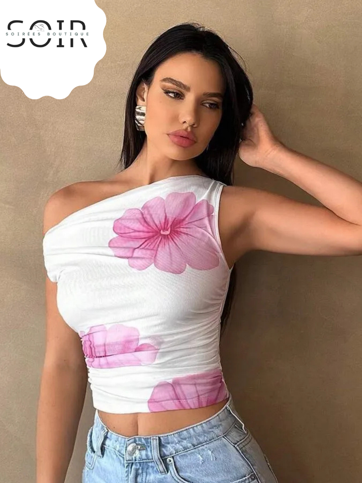Hibiscus Cut: The Sovereign Cinch Top