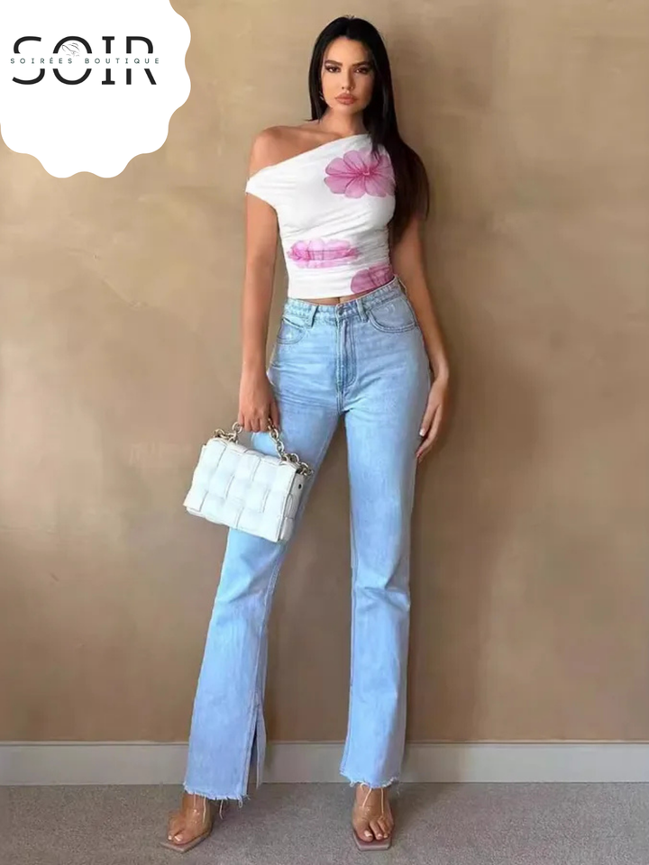 Hibiscus Cut: The Sovereign Cinch Top
