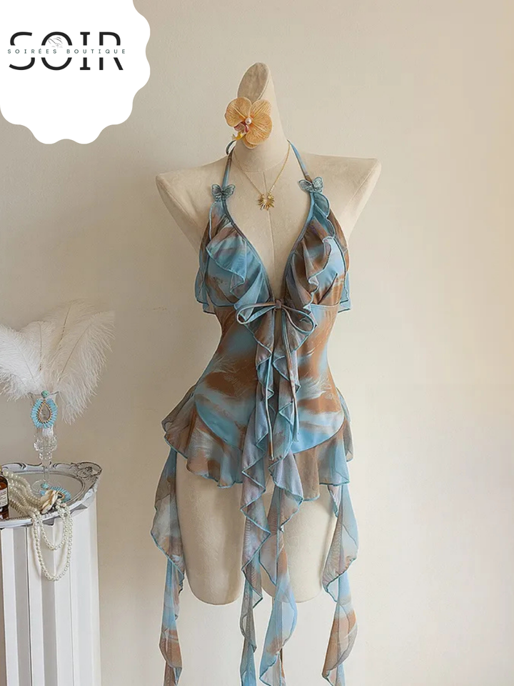 Azure Sirène Drift Bikini Set