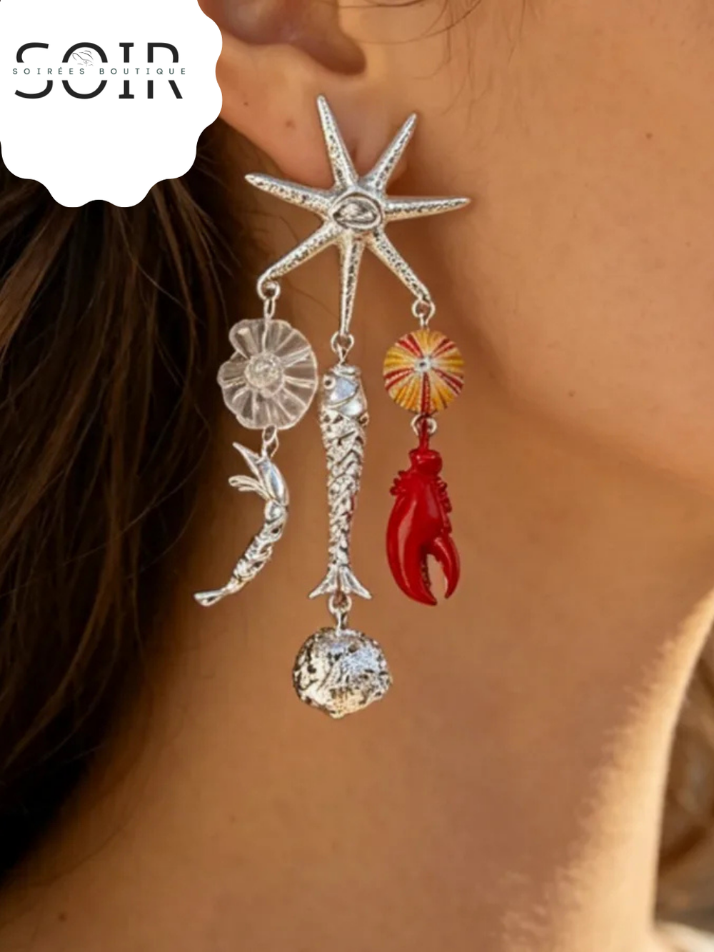 The Siren's Treasure Drop Earrings