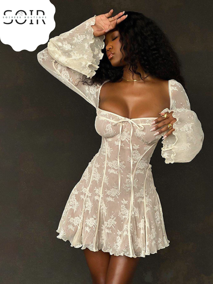 The Fawnelle Lace Mini Dress