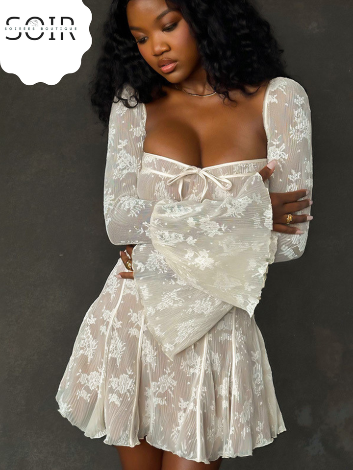 The Fawnelle Lace Mini Dress
