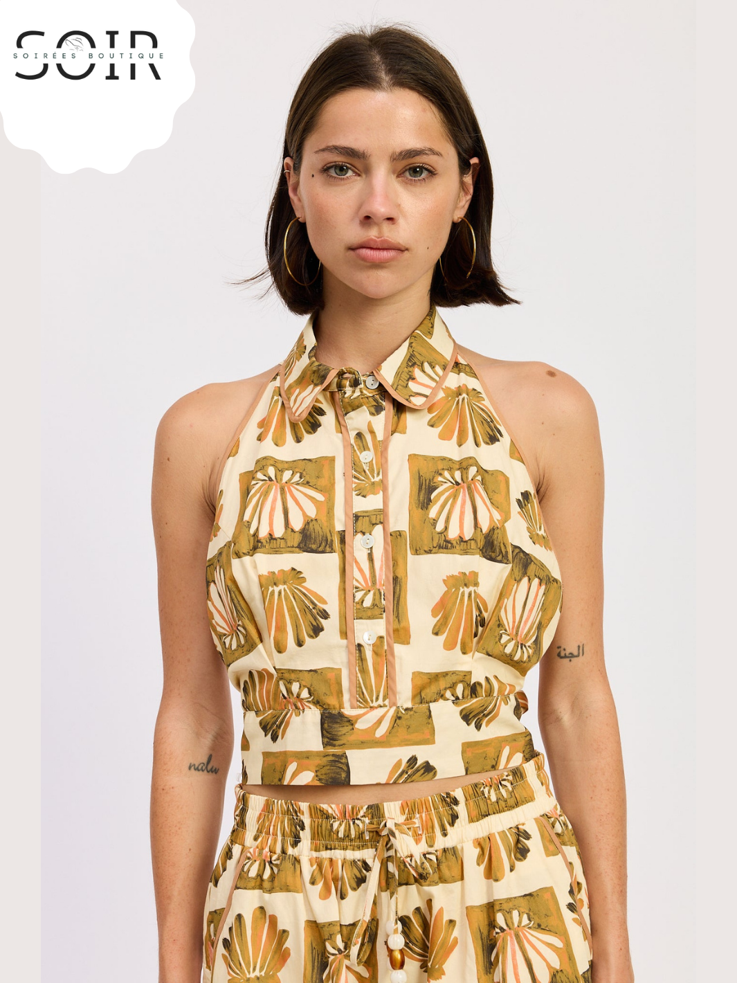 The Tidal Muse Halter Top