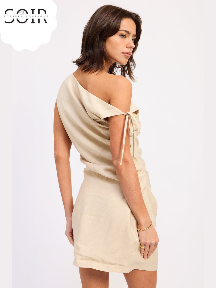 The Vespera Asymmetry Mini Dress