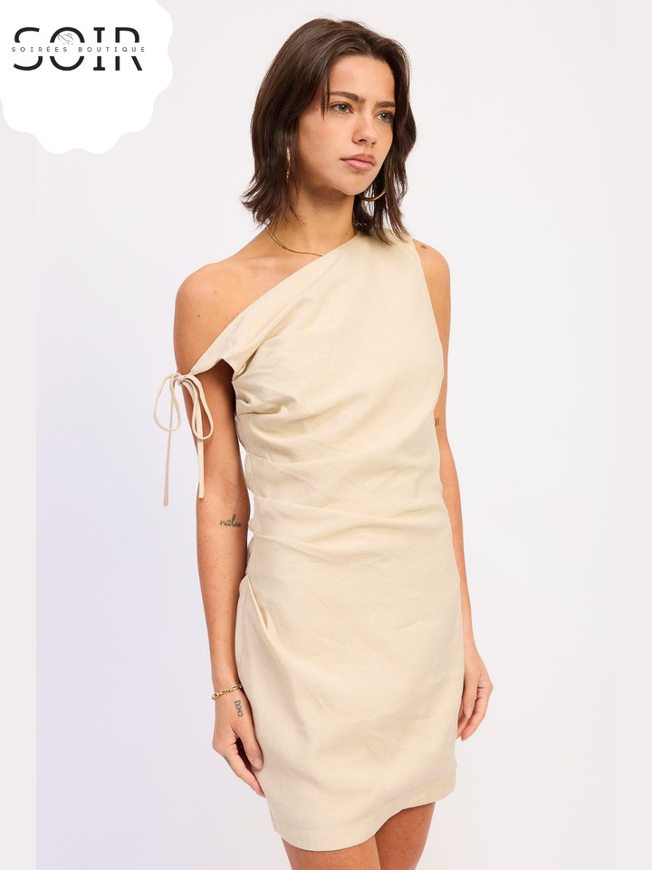 The Vespera Asymmetry Mini Dress