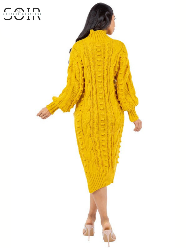 The Marigold Muse Sweater Dress