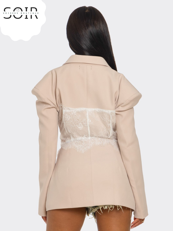 The Maison Élan Lace Blazer