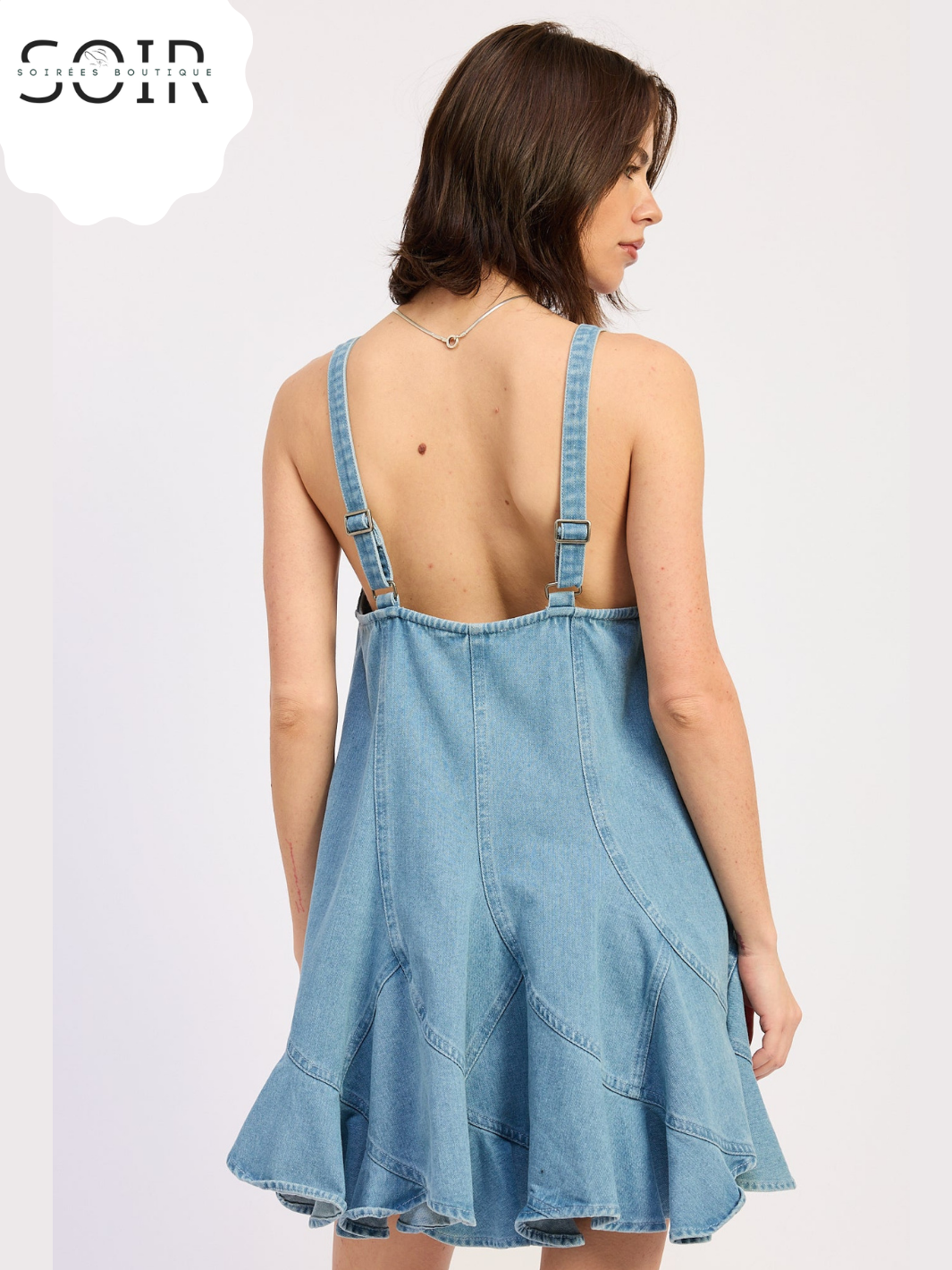 The Rivet Muse Denim Overall Dress