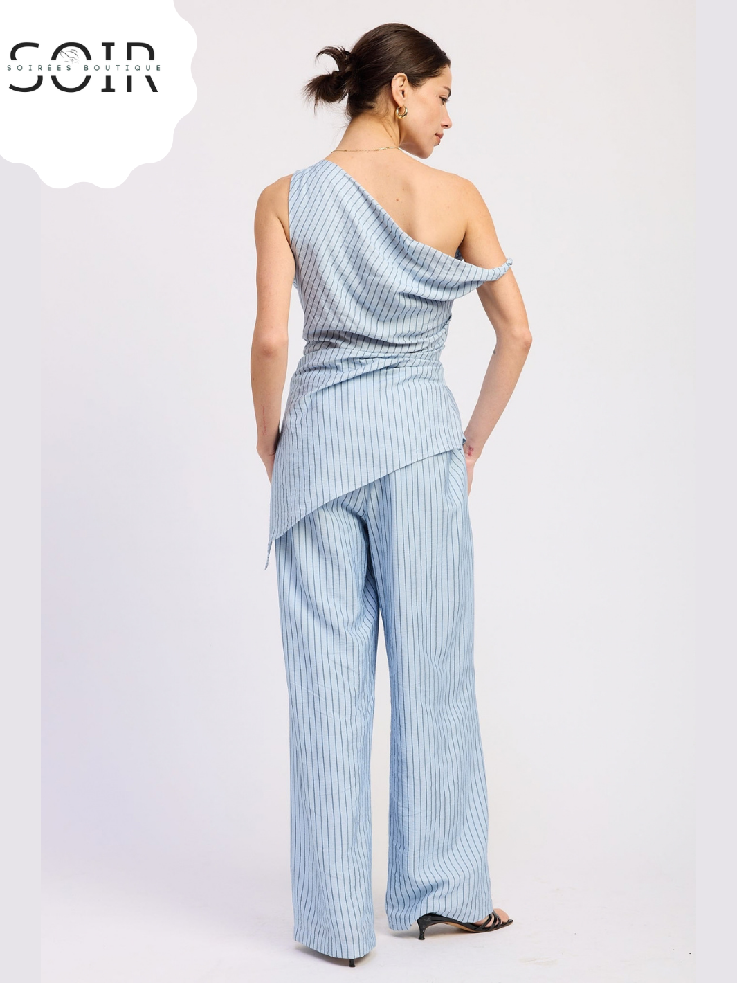 The Long Game | Women’s Wide-Leg Pinstripe Pants