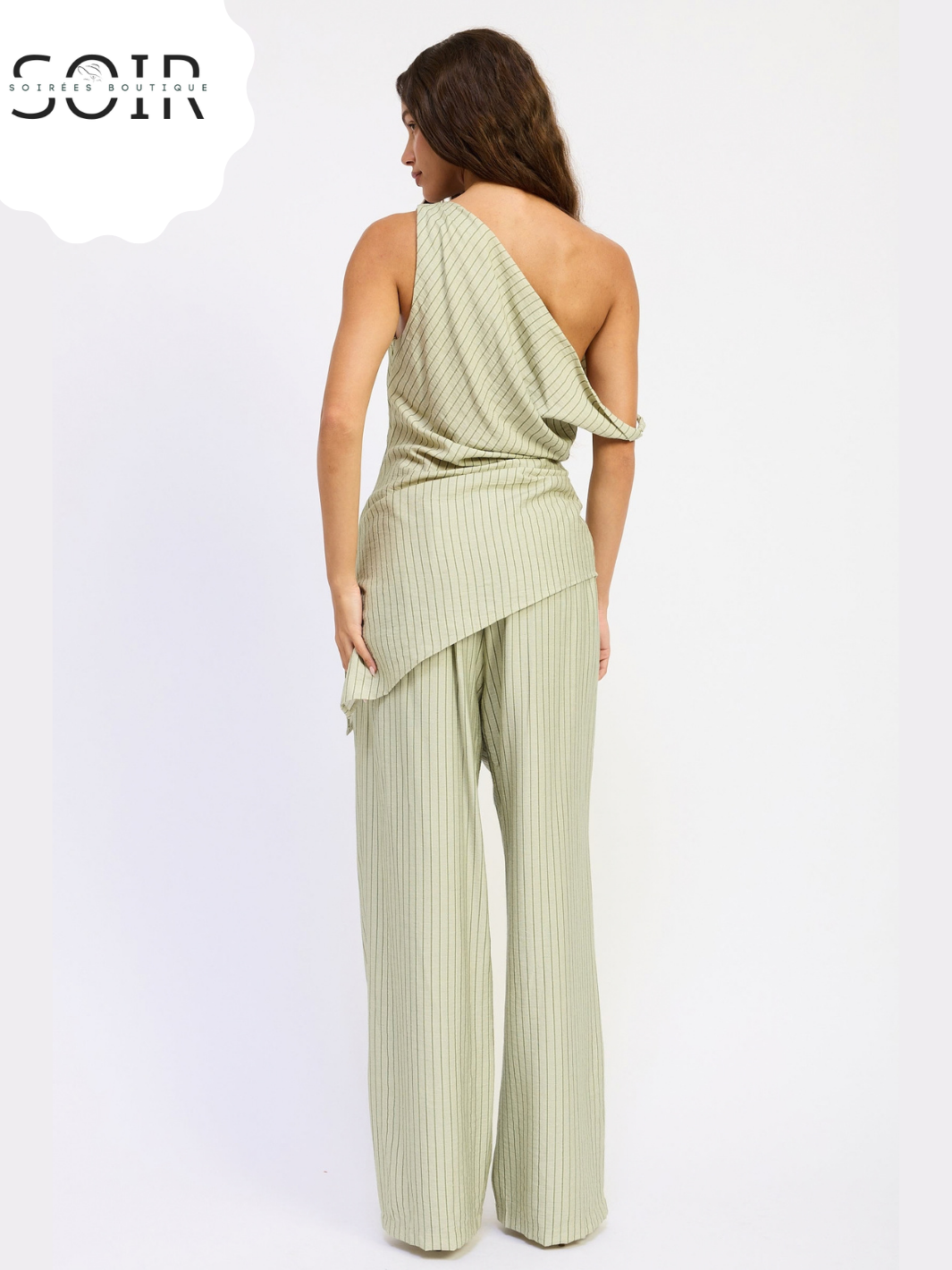 The Long Game | Women’s Wide-Leg Pinstripe Pants
