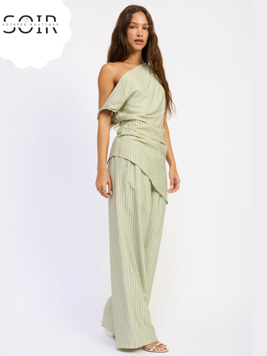 The Long Game | Women’s Wide-Leg Pinstripe Pants