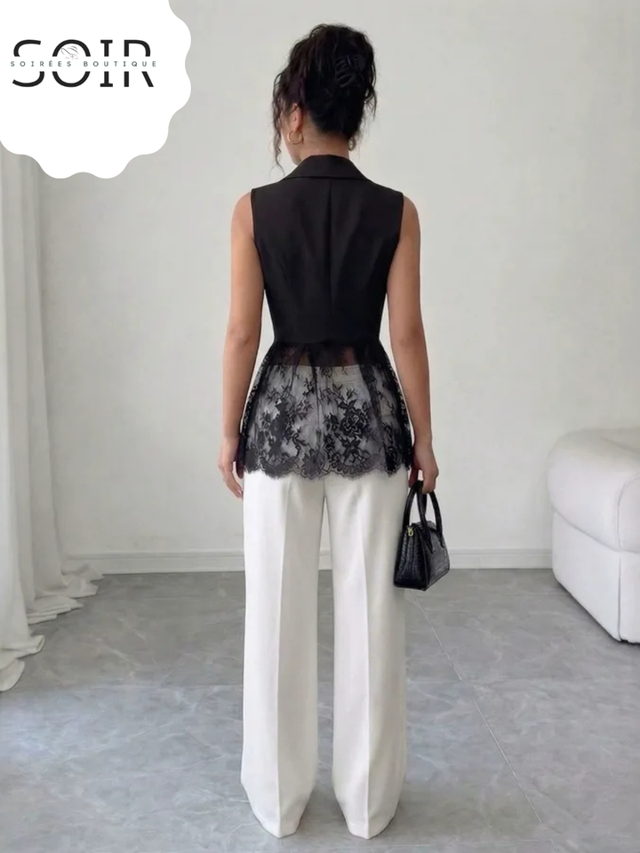 The Lace Nocturne Vest