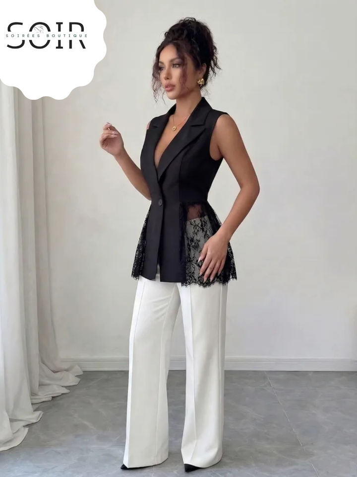 The Lace Nocturne Vest