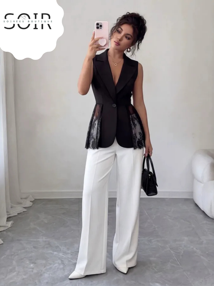 The Lace Nocturne Vest
