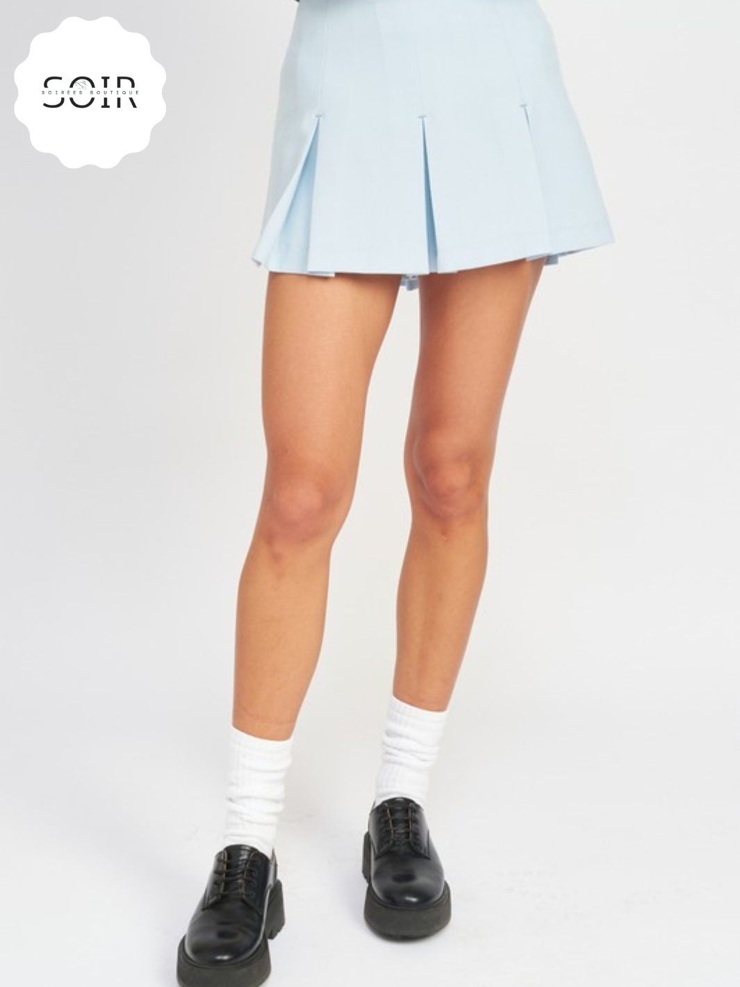 UrbanChic PleatPlay Low Rise Skort - Soirées Boutique